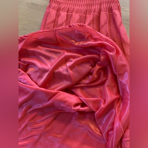 M Missoni Bright Pink-Orange Midi Dress - Picture 7 of 9